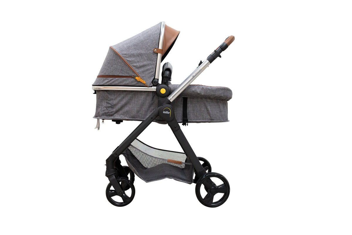 Mlle Origin Pram Bundle Two-in-one Traveller System from birth