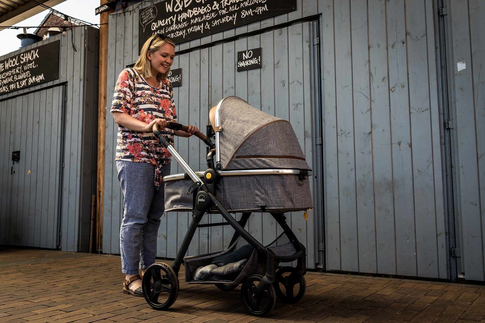 Mlle Origin Pram Two-in-one Traveller System from birth – mllebaby